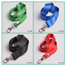 Cheap custom colorful solid polyester lanyard for sale wholesale